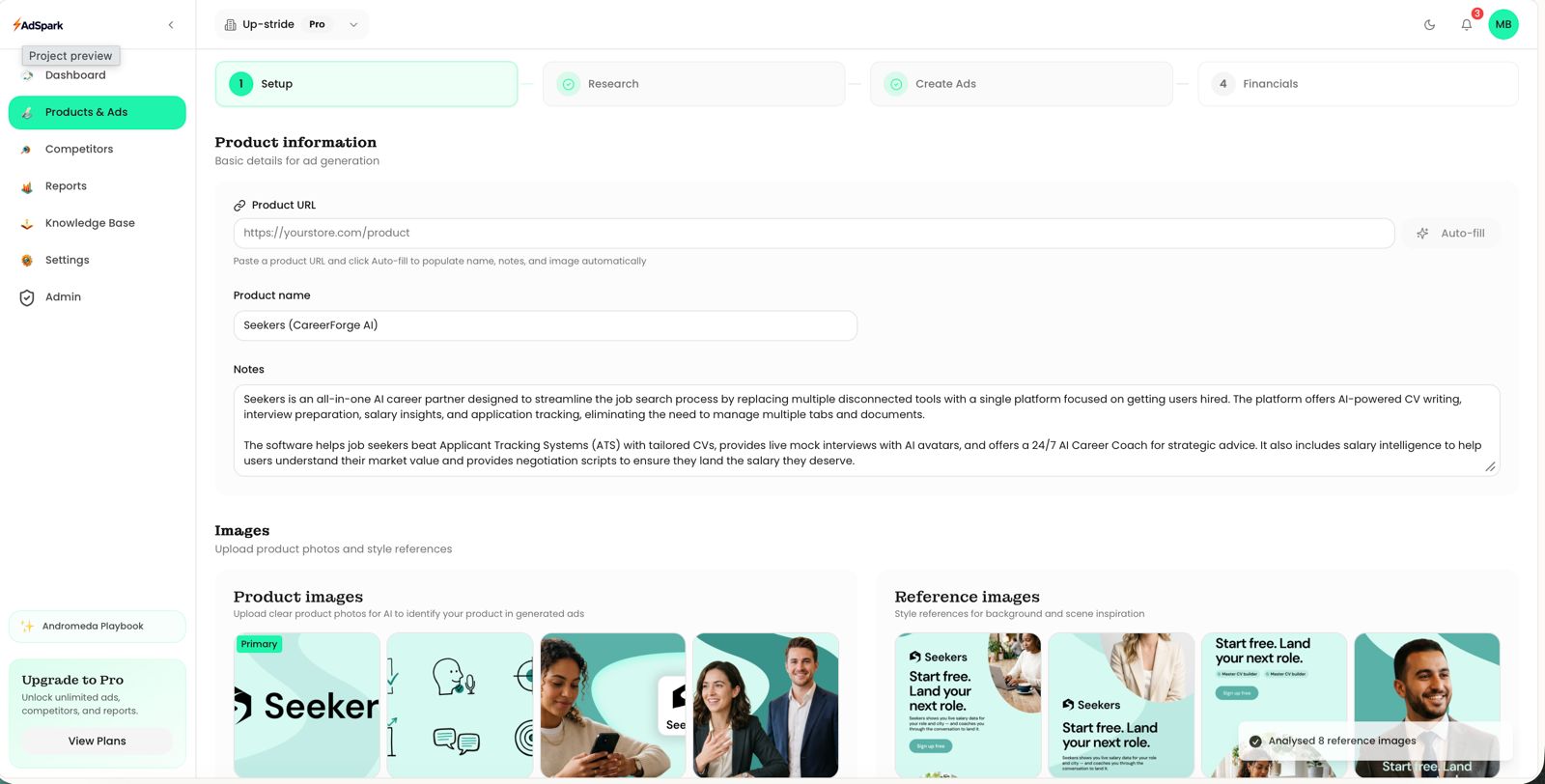 Confidential client screenshot 4