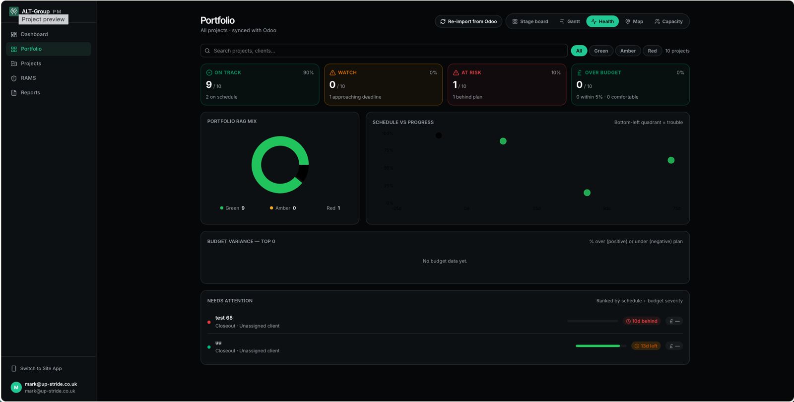 ALT-Group screenshot
