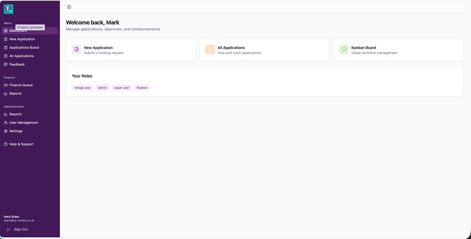 Confidential client screenshot
